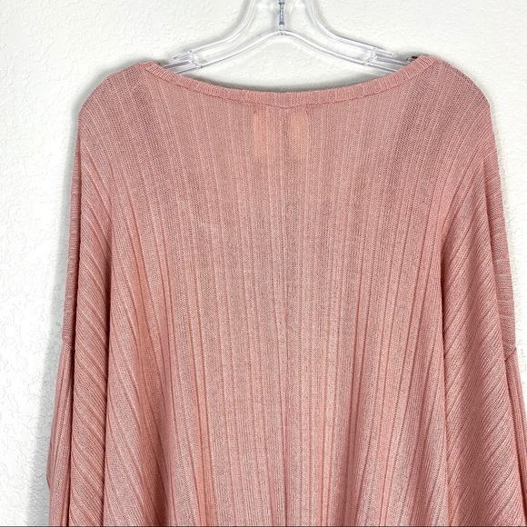 FANTASTIC FAWN Soft Rose Boho Rib Knit Sweater NEW - Picture 7 of 8